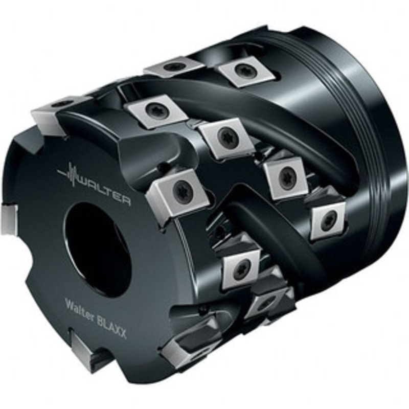Walter Tools 2 Cut Diam, 3/4 Arbor Hole Diam, 1.339 Max Depth, Indexable Square-Shoulder Face Mill Takes 9 Inserts, 90 Lead Angle, 2.165 High, LN 1306 Insert Style, Through Coolant 6365039 – 53083648
