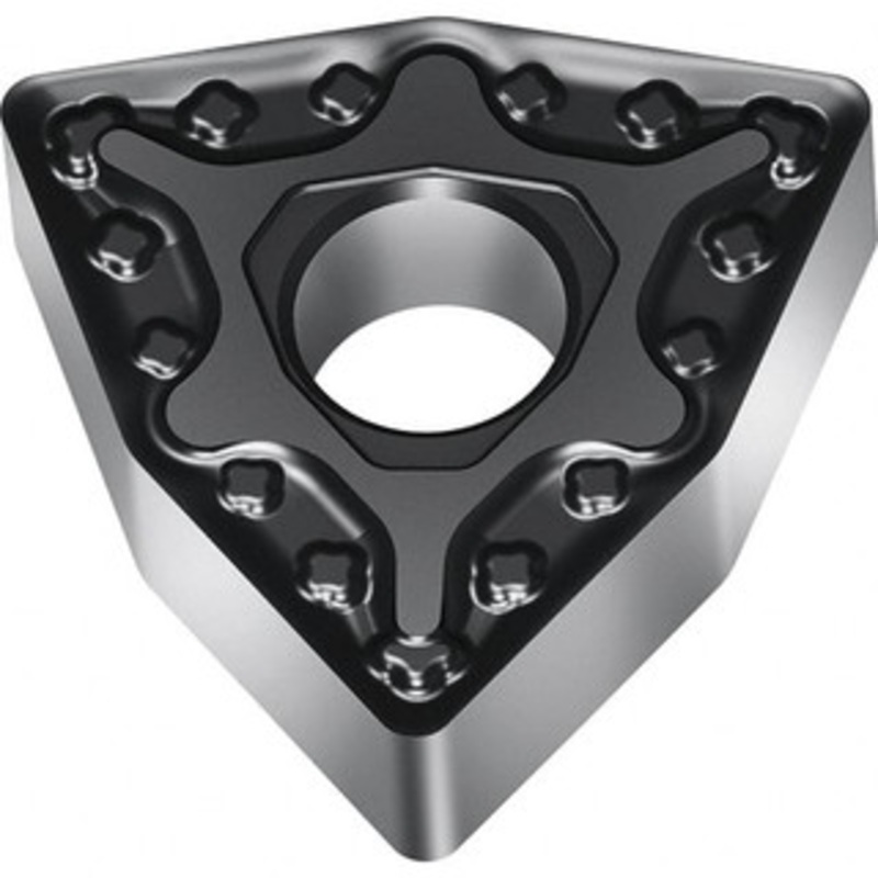 Walter Tools WNMG431-MM5 WMP20S Carbide Turning Insert TiCN/Al2O3/TiCN Finish, Neutral, 0.342 Long, 1/2 Inscribed Circle, 0.016 Corner Radius, 3/16 Thick, 80 Trigon, Series WNMG 7376615 – 31005879