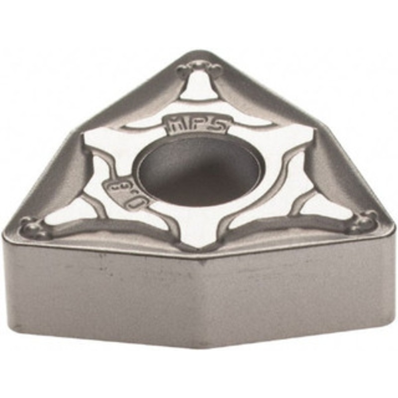 Walter Tools WNMG432-MP5 WPP10S Carbide Turning Insert TiCN/Al2O3/TiN Finish, 8.69mm Long, 1/2 Inscribed Circle, 1/32 Corner Radius, 80 Trigon, Series Tiger-tec 6059951 – 36324200
